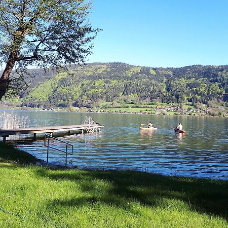 Maren Seeblick Appartement Haus Haensel&Gretel Direkt Am Ossiacher See Mit Hallenbad Stiegl Eksteriør billede
