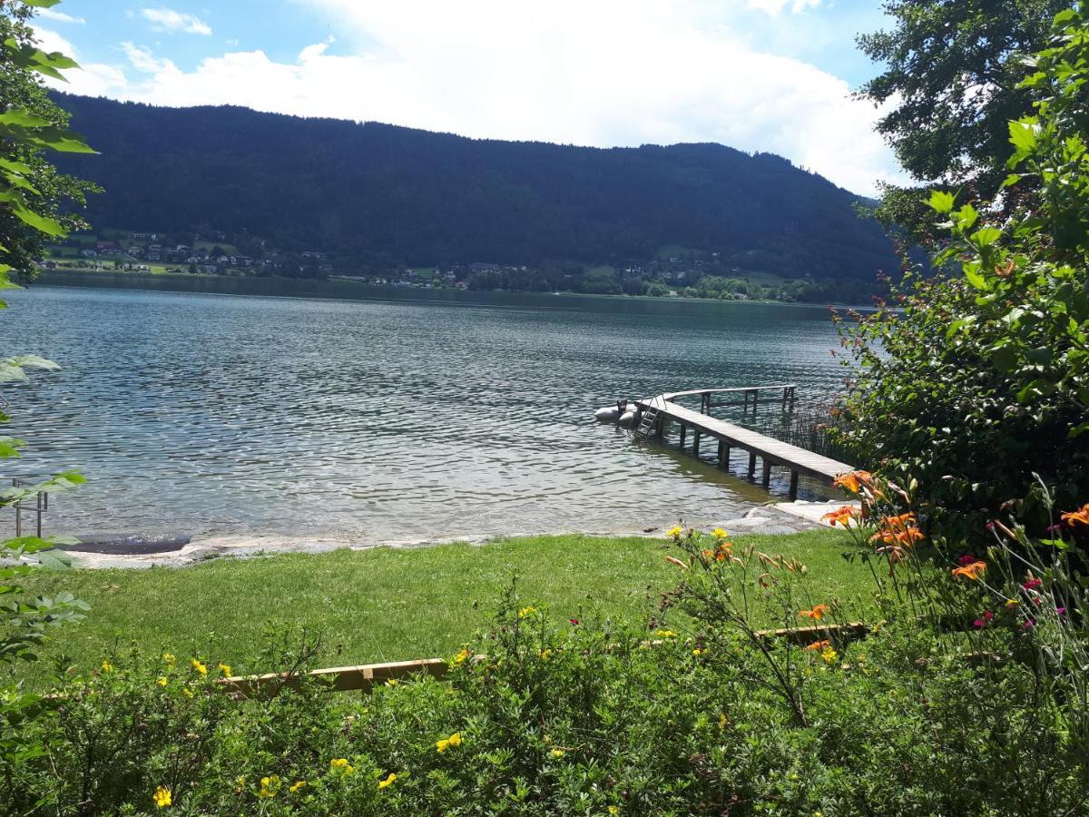 Maren Seeblick Appartement Haus Haensel&Gretel Direkt Am Ossiacher See Mit Hallenbad Skiarena Gerlitzen Stiegl Eksteriør billede