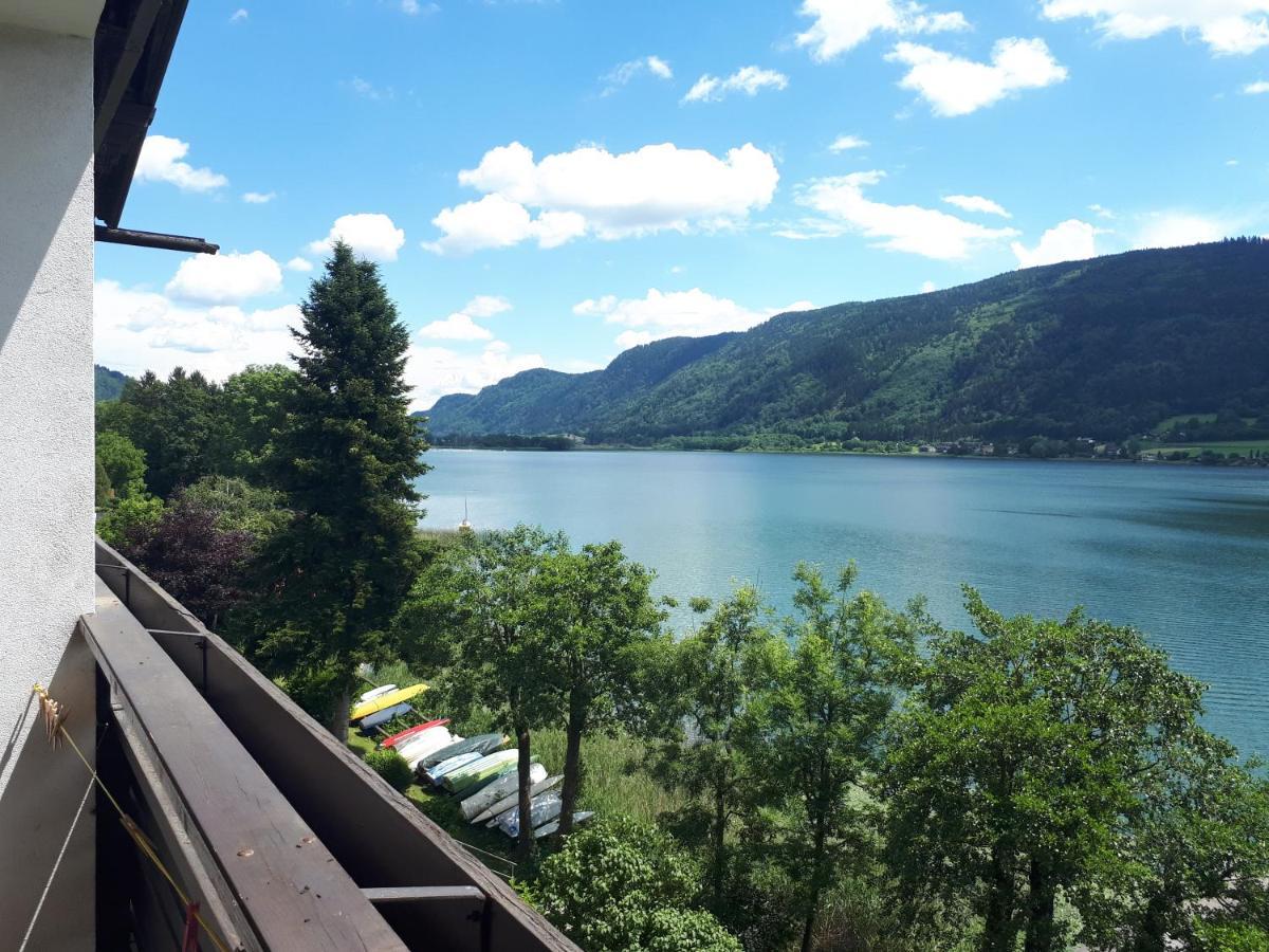 Maren Seeblick Appartement Haus Haensel&Gretel Direkt Am Ossiacher See Mit Hallenbad Stiegl Eksteriør billede