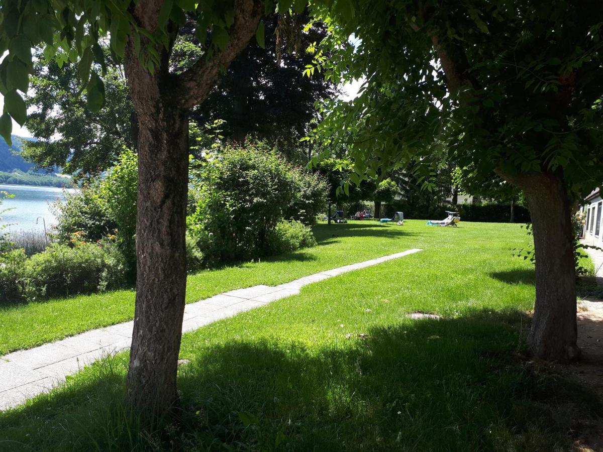 Maren Seeblick Appartement Haus Haensel&Gretel Direkt Am Ossiacher See Mit Hallenbad Stiegl Eksteriør billede