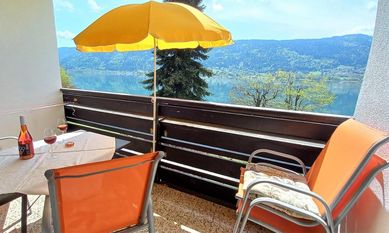 Maren Seeblick Appartement Haus Haensel&Gretel Direkt Am Ossiacher See Mit Hallenbad Stiegl Eksteriør billede