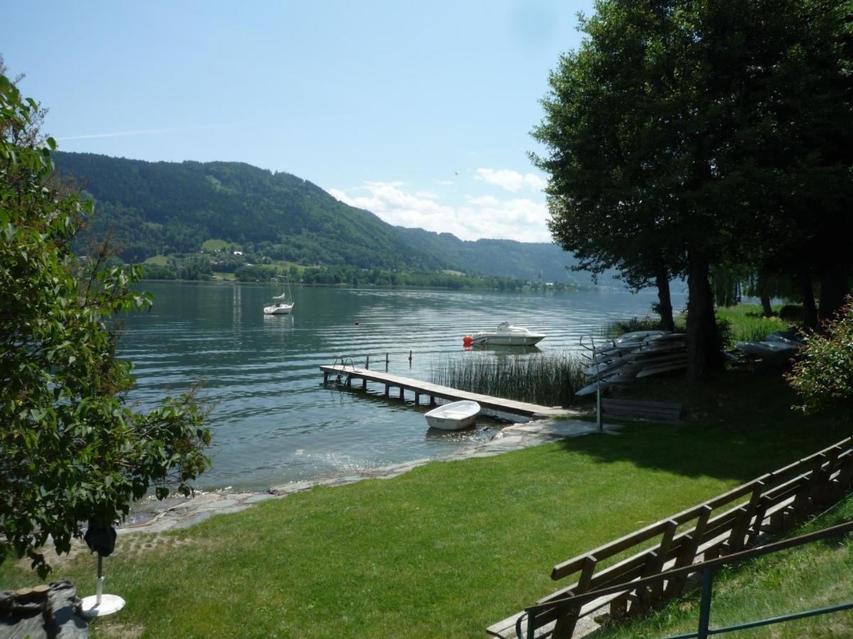 Maren Seeblick Appartement Haus Haensel&Gretel Direkt Am Ossiacher See Mit Hallenbad Stiegl Eksteriør billede