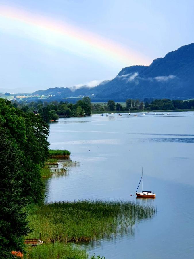 Maren Seeblick Appartement Haus Haensel&Gretel Direkt Am Ossiacher See Mit Hallenbad Skiarena Gerlitzen Stiegl Eksteriør billede