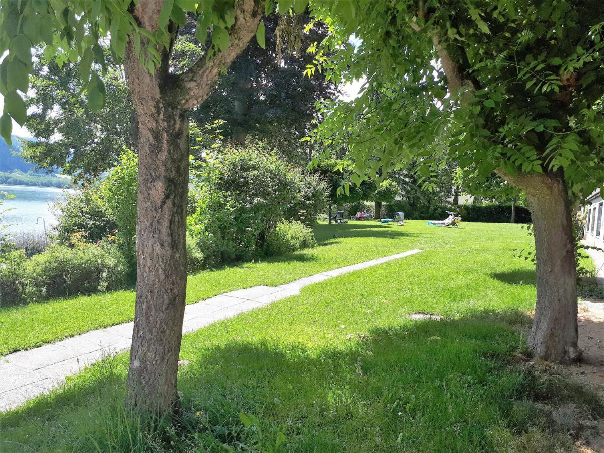 Maren Seeblick Appartement Haus Haensel&Gretel Direkt Am Ossiacher See Mit Hallenbad Stiegl Eksteriør billede