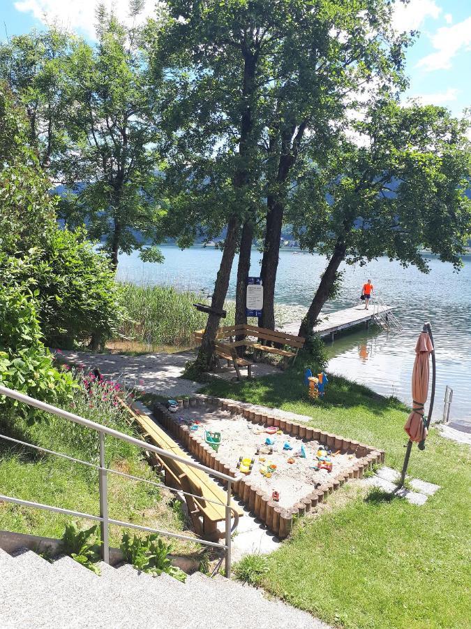 Maren Seeblick Appartement Haus Haensel&Gretel Direkt Am Ossiacher See Mit Hallenbad Stiegl Eksteriør billede